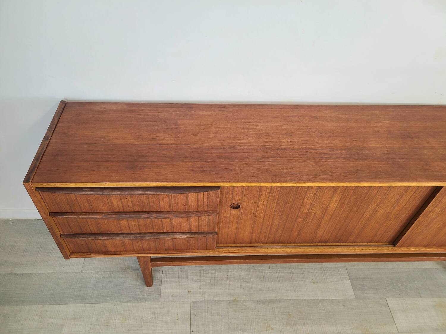 Vintage 1960s Scandinavian teak sideboard