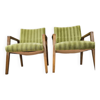 Paire fauteuil vintage style scandinave