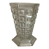 Round hexagon bubble vase