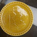 3 Gien earthenware plates