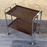 60s 70s serving trolley dinette side table space age brown design