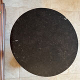 Empire style gueridon in mahogany, beautiful anthracite marble (traces of wear).