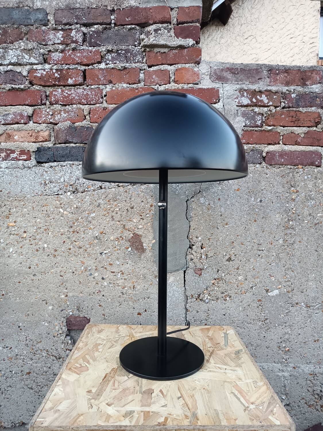 Lampe champignon en métal 1980