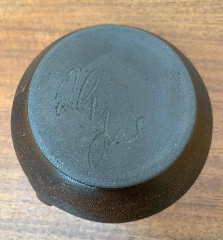 Brutalist vases and carafes from the mid-century by Hartwig Heyne pottery, Germany, 1960s.