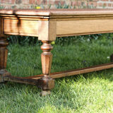 Monumental bench - notary's office - solid oak