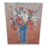 Tableau peinture bouquet de fleurs