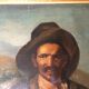 "Spanish beggar with bowl" oil on canvas 19th century