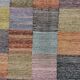 Kilim damier fait main