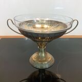 Art Deco brass cup and engraved cup