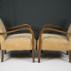 Art Deco Armchairs by Fischel, 1930s, Set of Two