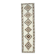 Vintage Turkish Oushak Handmade Wool Cotton White Runner Rug 90x338