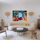 Acrylic painting 100x81cm colorful