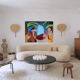 Acrylic painting 100x81cm colorful