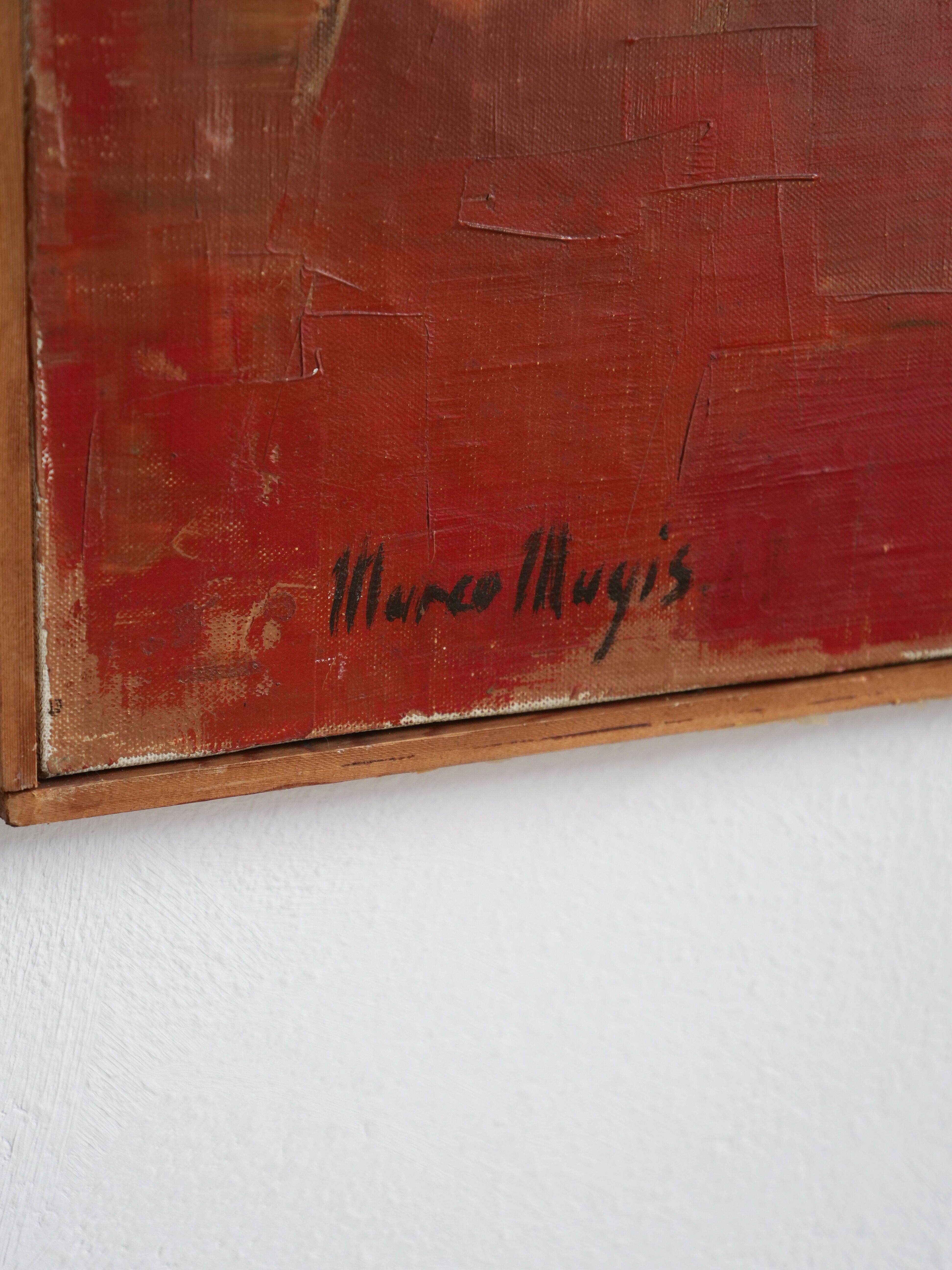 Geometric nature painting by marco magis