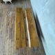 Vintage brutalist bench pair