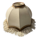 Vintage fringed lampshade – Pagoda style – Impeccable condition