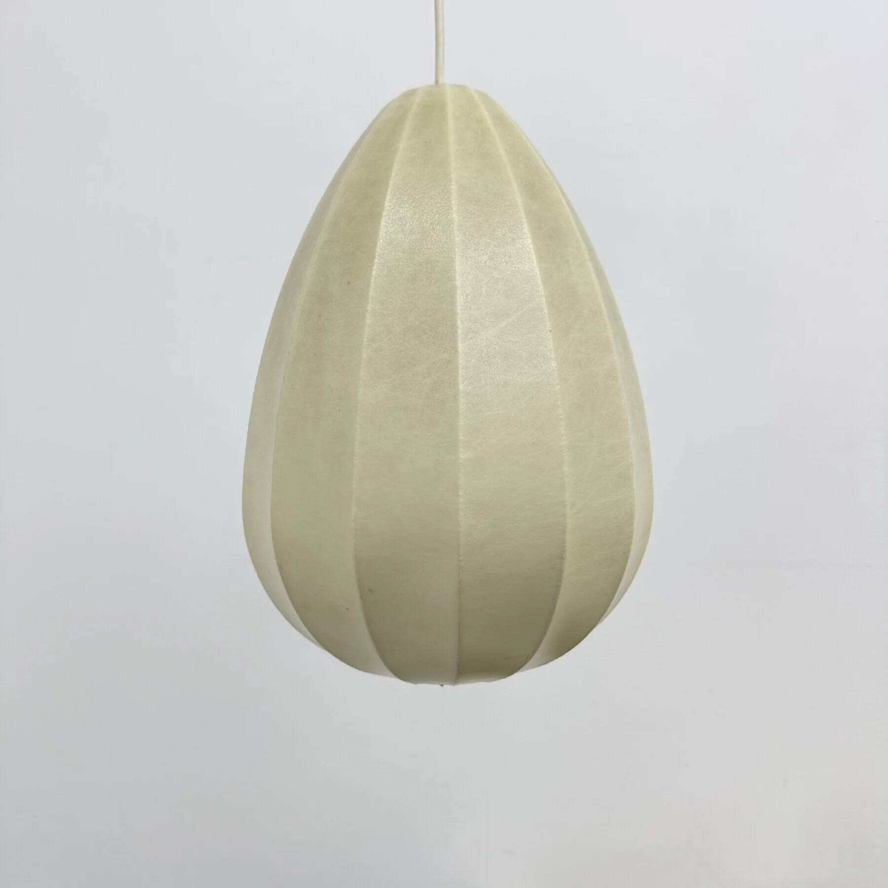 Cocoon pendant lamp by Friedel Wauer for Goldkant Leuchten in resin, Germany, 1960s