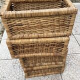 Vintage rattan chiffonier