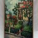 Old oil painting on canvas signed dimensions: height - 83 cm - width - 58.5 cm -