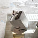 Plafonnier miroir en aluminium et acier Eval Italia 70s