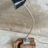 Vintage table lamp, machine lamp, factory lamp