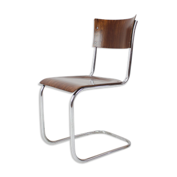 Art deco chair designed by mart stam, type s10, 1930