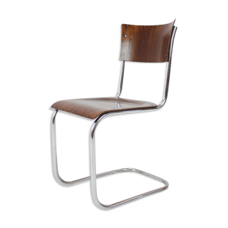 Art deco chair designed by mart stam, type s10, 1930