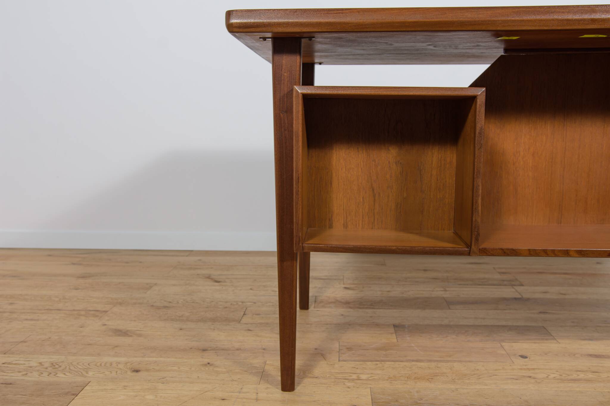Mid-Century Freestanding Teak Desk by Peter Løvig Nielsen, 1960s