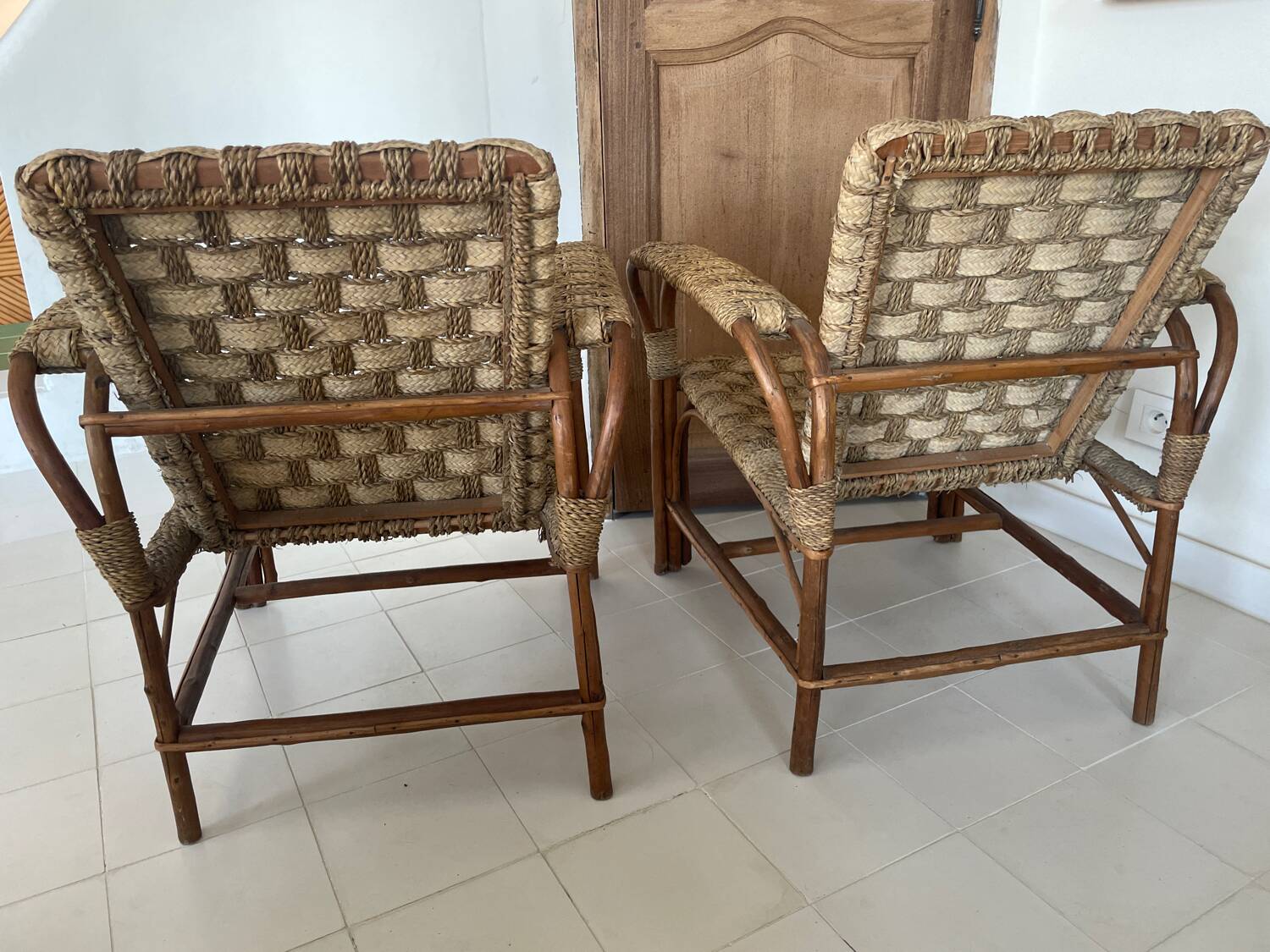 Fauteuils style Audoux Minet