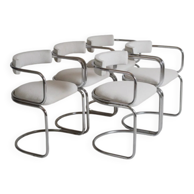 Ensemble de 5 chaises par Renato Zevi pour Roche & Bobois