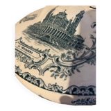 Iron earth soup tureen, Parisian monuments, Notre Dame, Trocadero