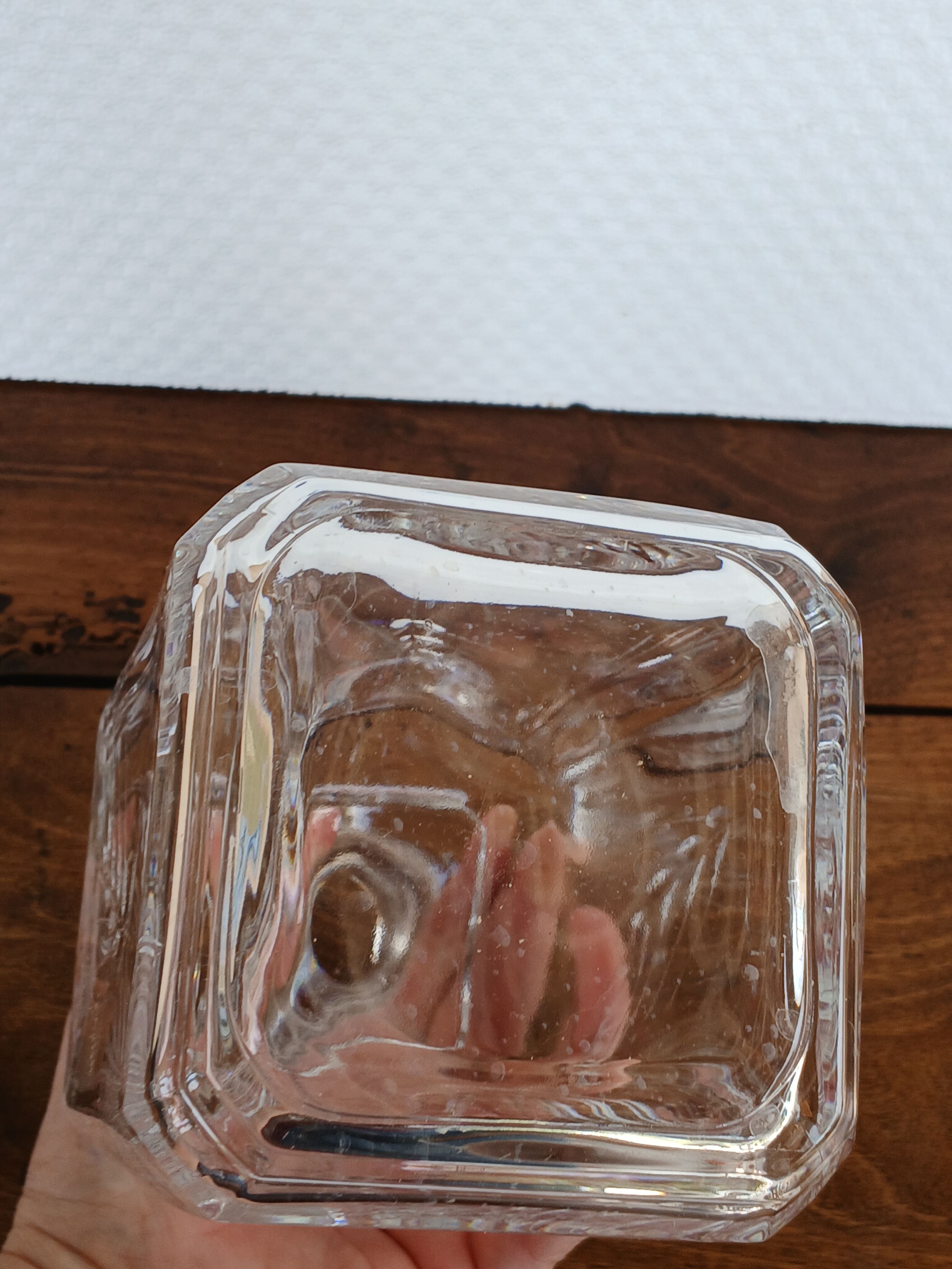 vintage crystal whisky carafe from Arques