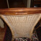 Pair of 2 rattan chairs