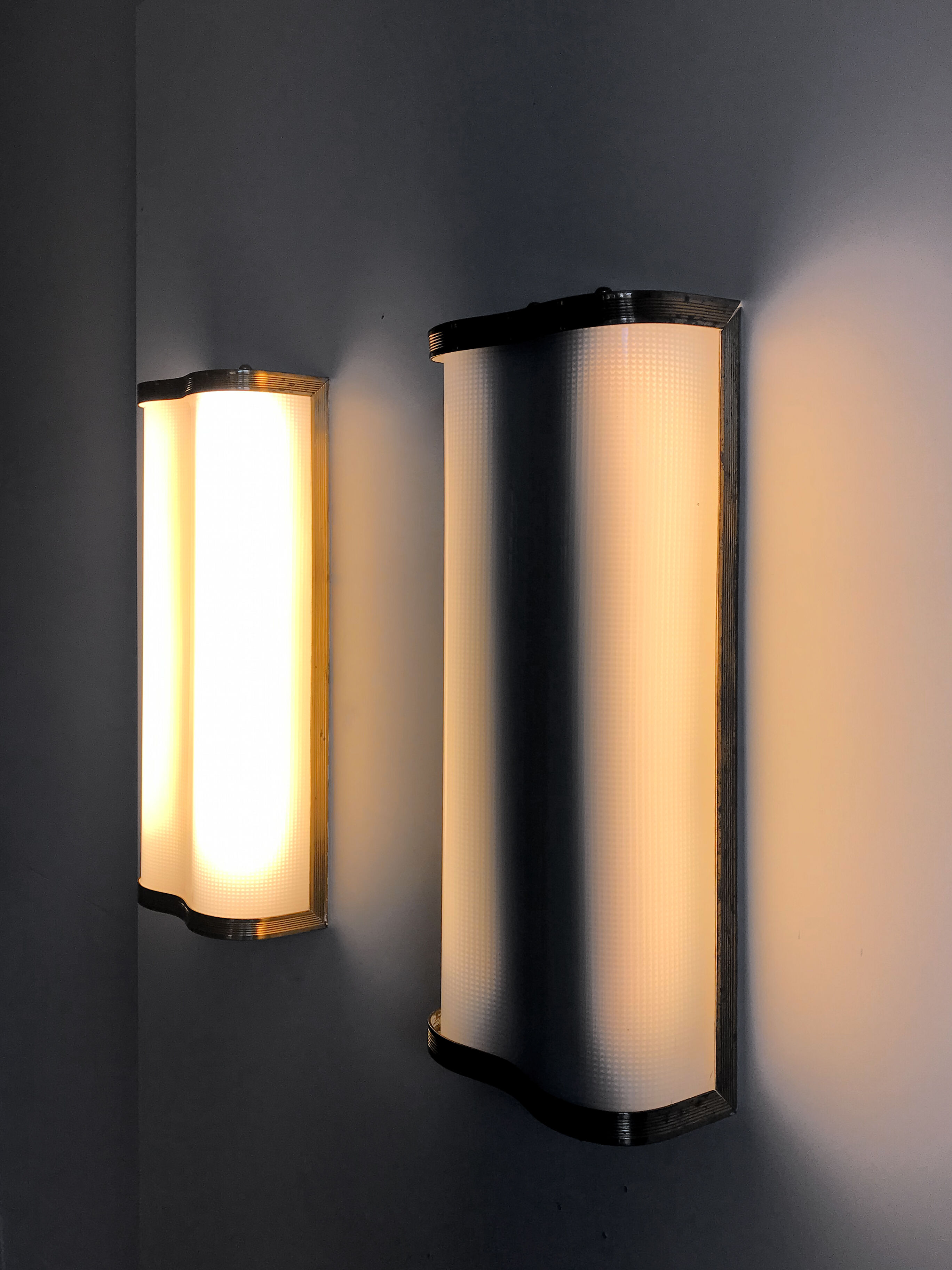 Italian sconces wall lamps 1950s