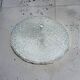 Froozen ice glas wall ceiling lamp D= 50cm 1970s Germany