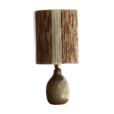 1960s table lamp in glazed stoneware
