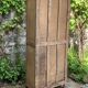 Armoire parisienne vitrée en bois brut, 1940