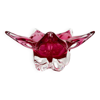 Vintage Art Glass Bowl by Josef Hospodka for Chribska Glassworks, 1960's
