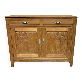 Art Deco oak sideboard