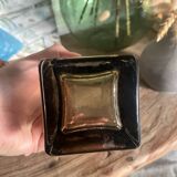 Clear glass vase