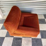 Paire de chauffeuses vintage