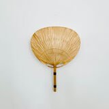 Uchiwa III bamboo wall lamp by Ingo Maurer for Design M