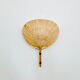 Uchiwa III bamboo wall lamp by Ingo Maurer for Design M