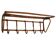 1960s Czechoslovak Rattan Wall Coat & Hat Rack, ÚLUV