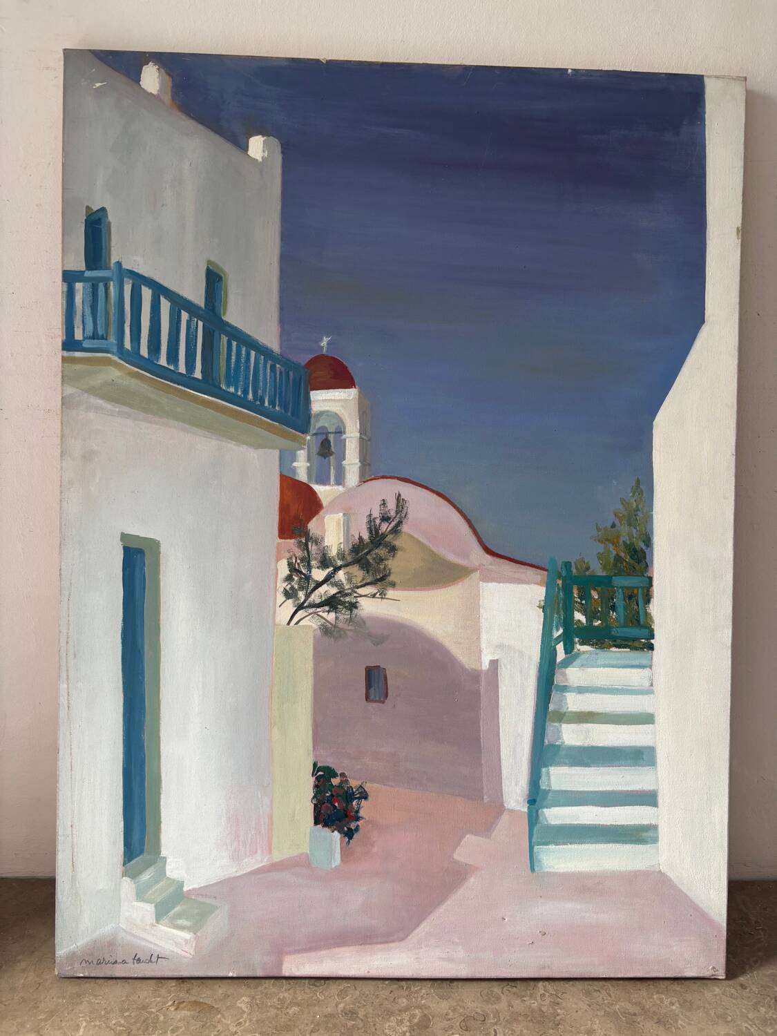 The church of Mikonos from 1985