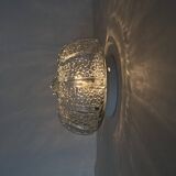 Wall light ceiling light porthole round glass minimalist 1970