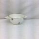 Antique bowl with glazed ceramic ears made in France Digoin Sarreguemines