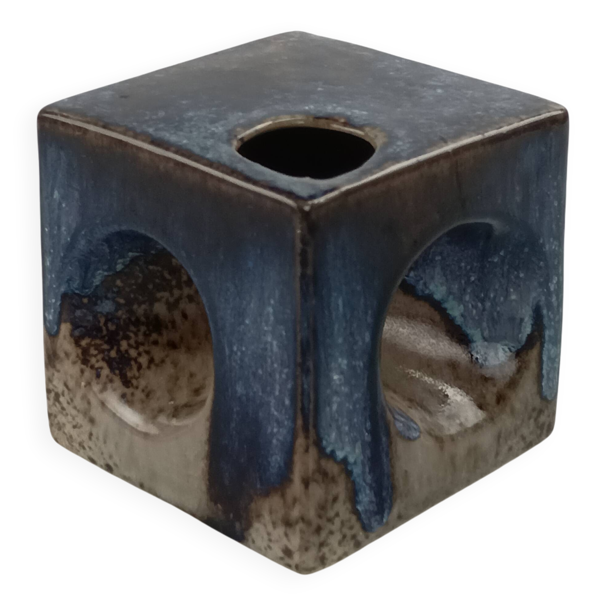 Vintage 1979 cubic ceramic