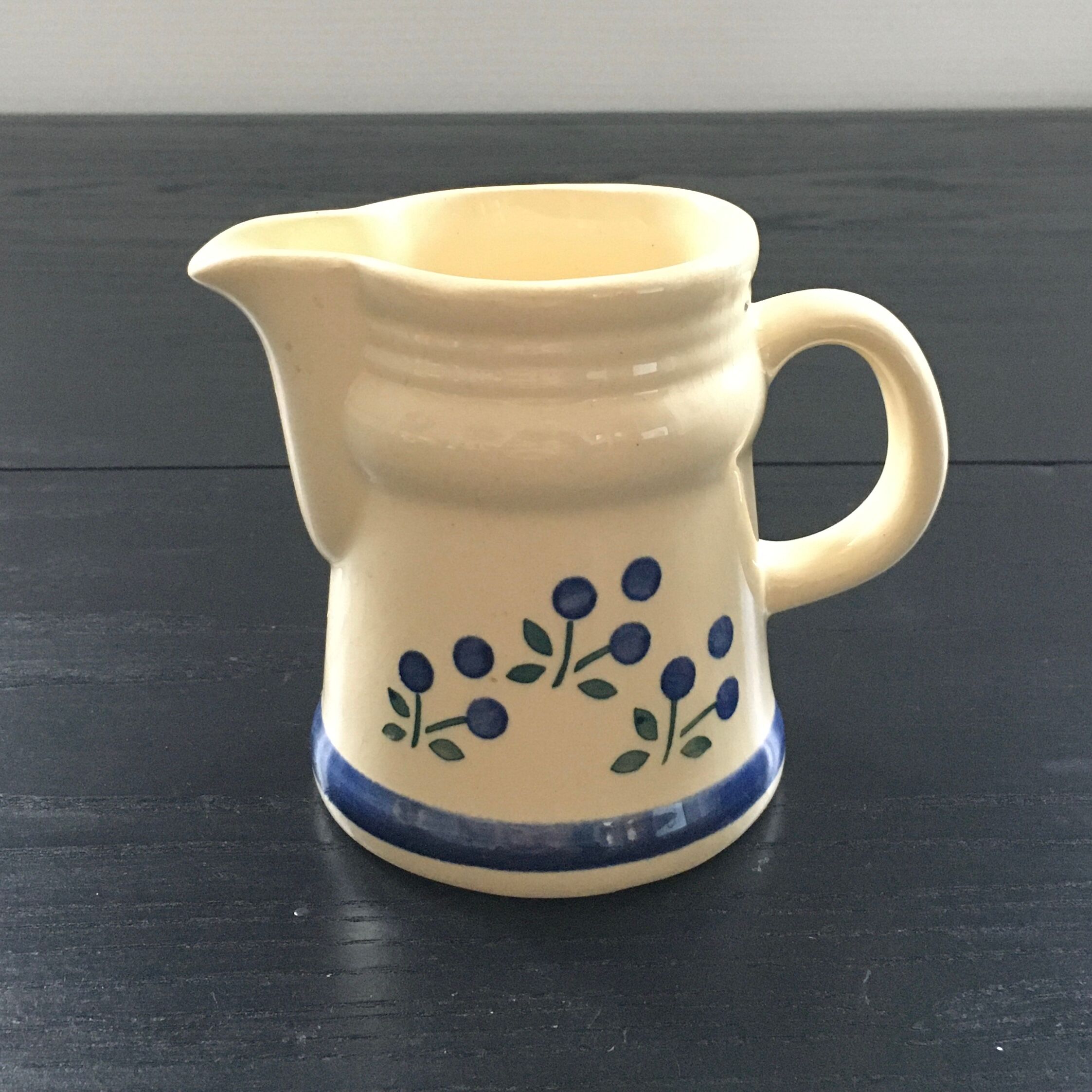 Blue Scandinavian décor milk jug