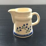 Pot à lait décor scandinave bleu
